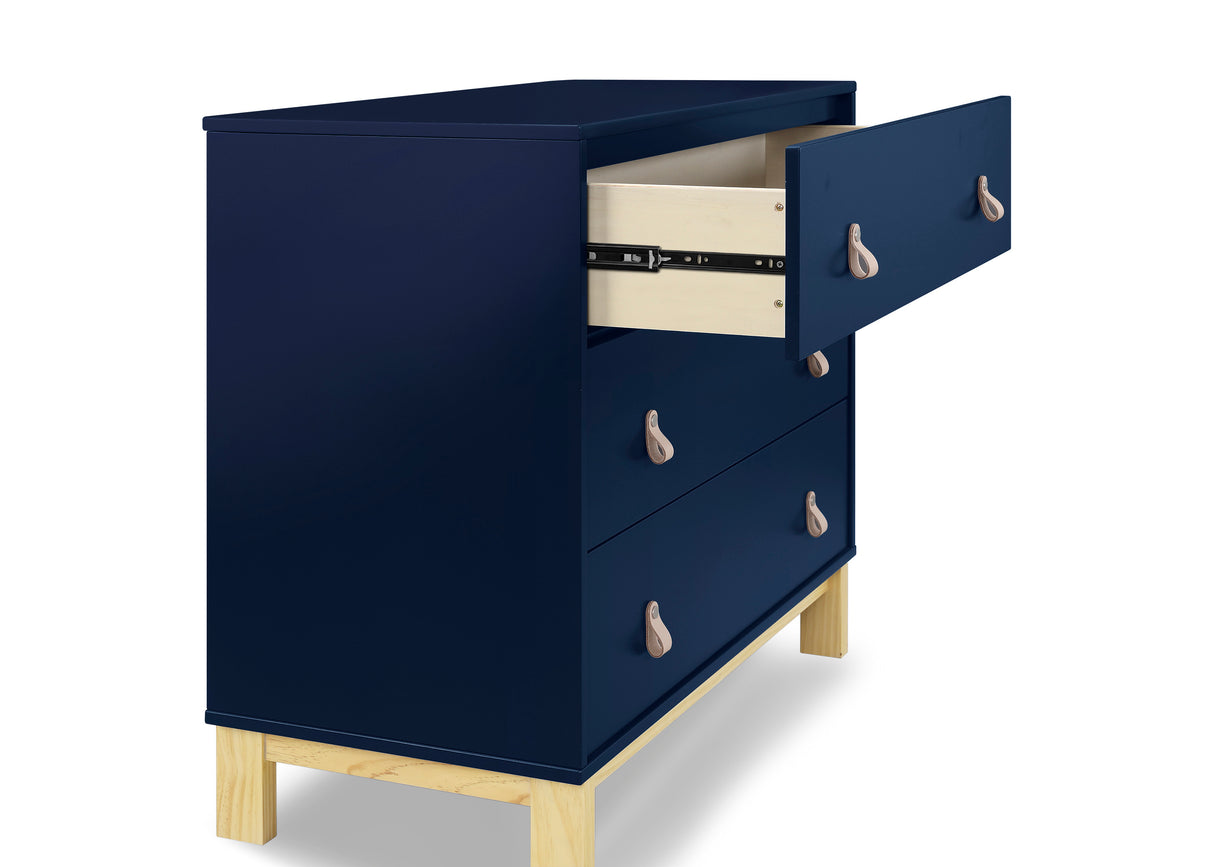 babyGap by Delta Children Legacy 3 Drawer Dresser, Navy/Natural