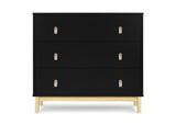 babyGap by Delta Children Legacy 3 Drawer Dresser, Ebony/Natural