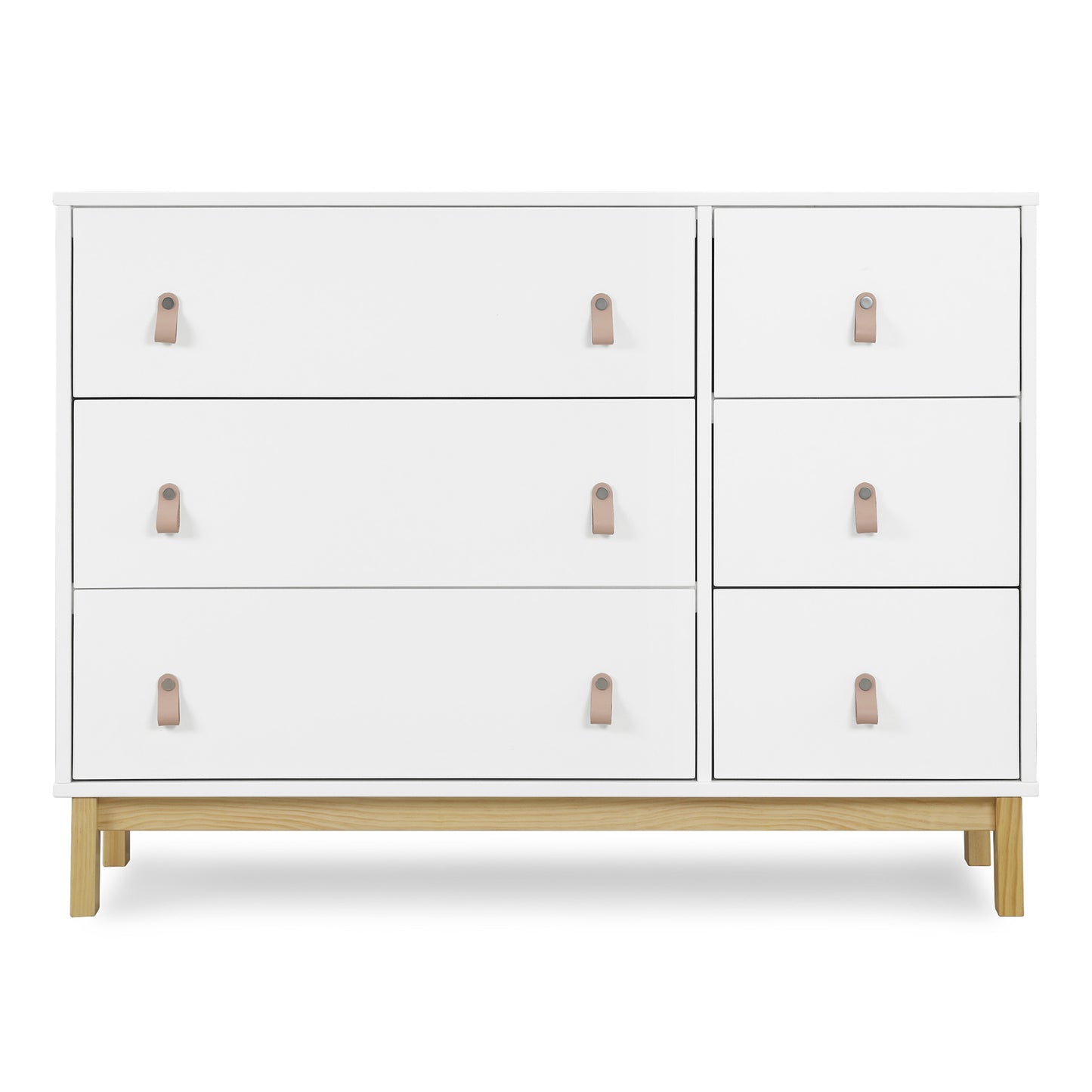 babyGap by Delta Children Legacy 6 Drawer Dresser, Bianca White/Natural