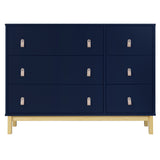 babyGap by Delta Children Legacy 6 Drawer Dresser, Navy/Natural