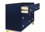 babyGap by Delta Children Legacy 6 Drawer Dresser, Navy/Natural