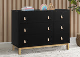 babyGap by Delta Children Legacy 6 Drawer Dresser , Ebony/Natural