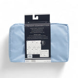 French Connection 6pc Packing Cube Set - Travel Storage Set for Luggage in Light Blue